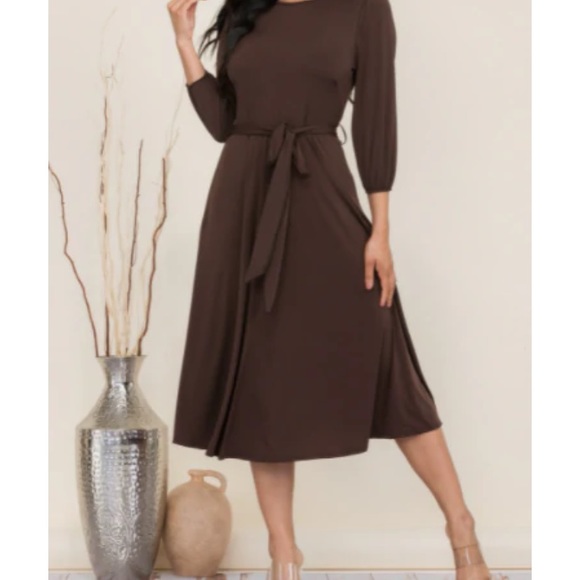 🍯 Brown Honey Love Dress - Picture 2 of 2